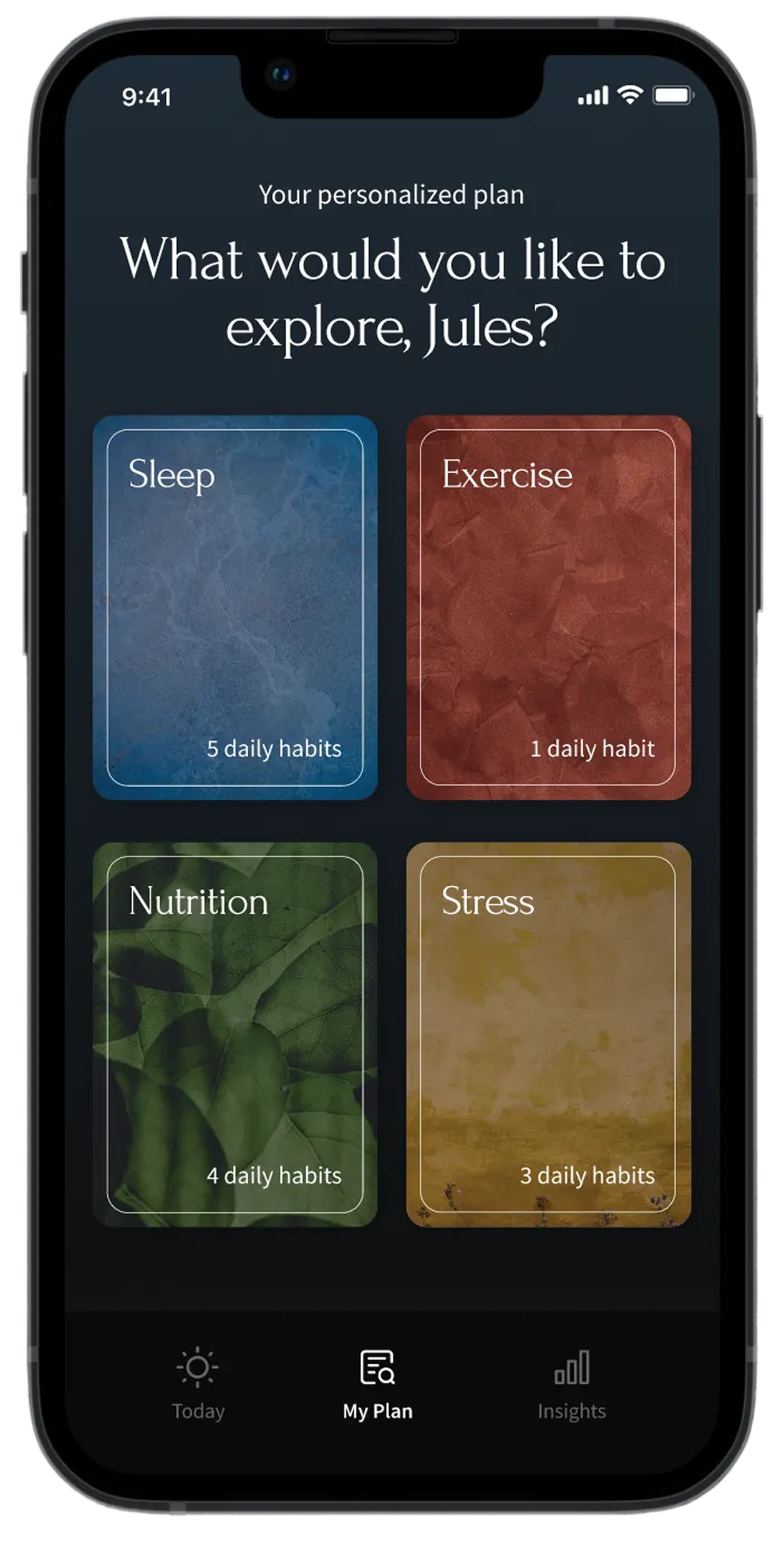 Neuday app screen 3