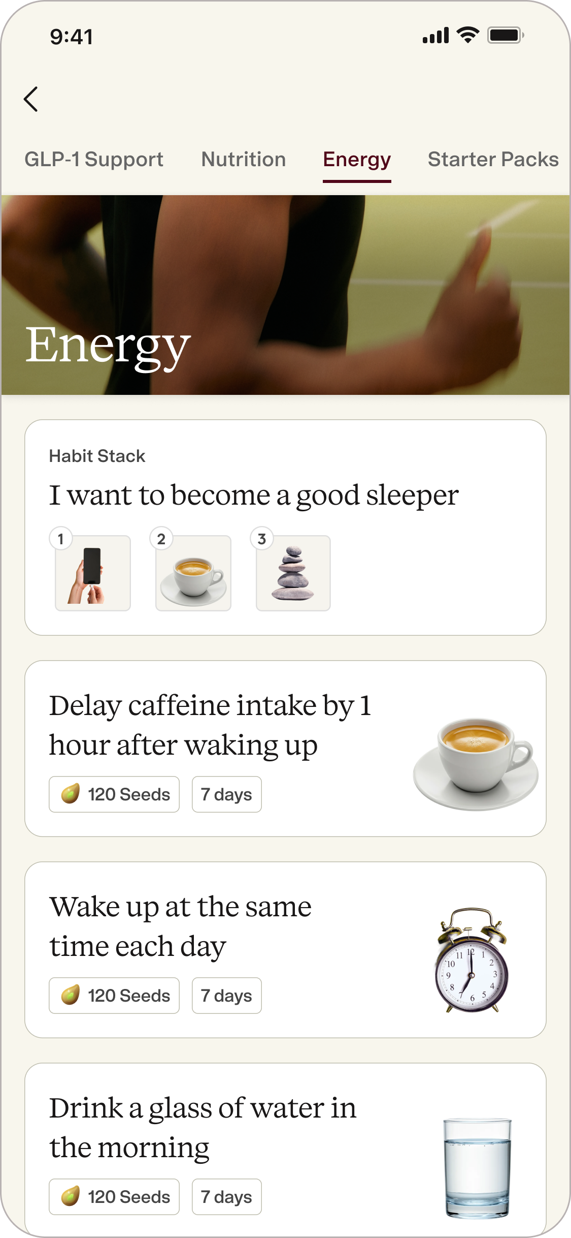 Noom — challenge category page