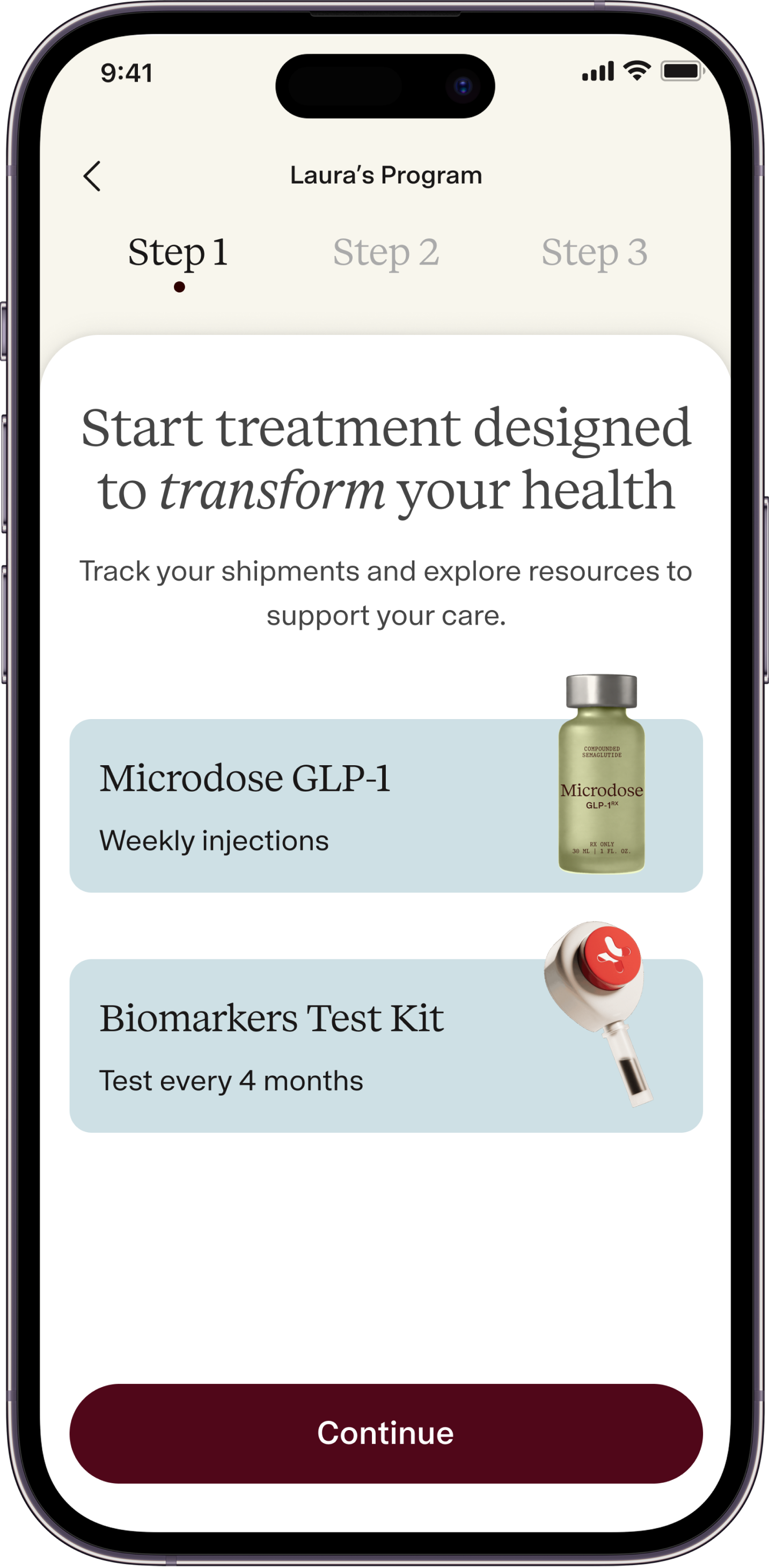Noom — treatment program with Microdose + Biomarkers