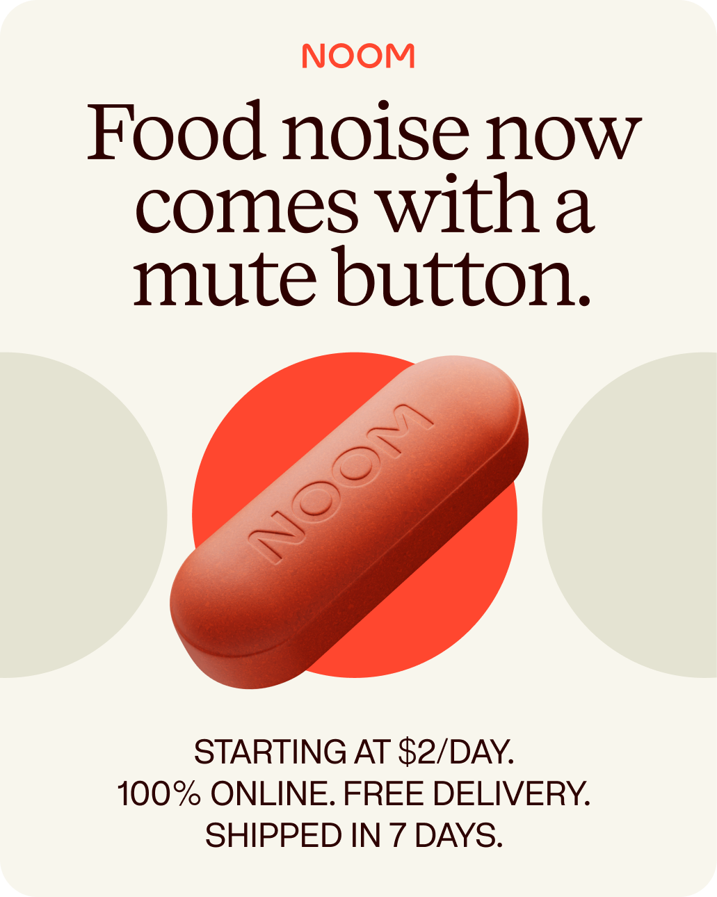 Food noise now comes with a mute button